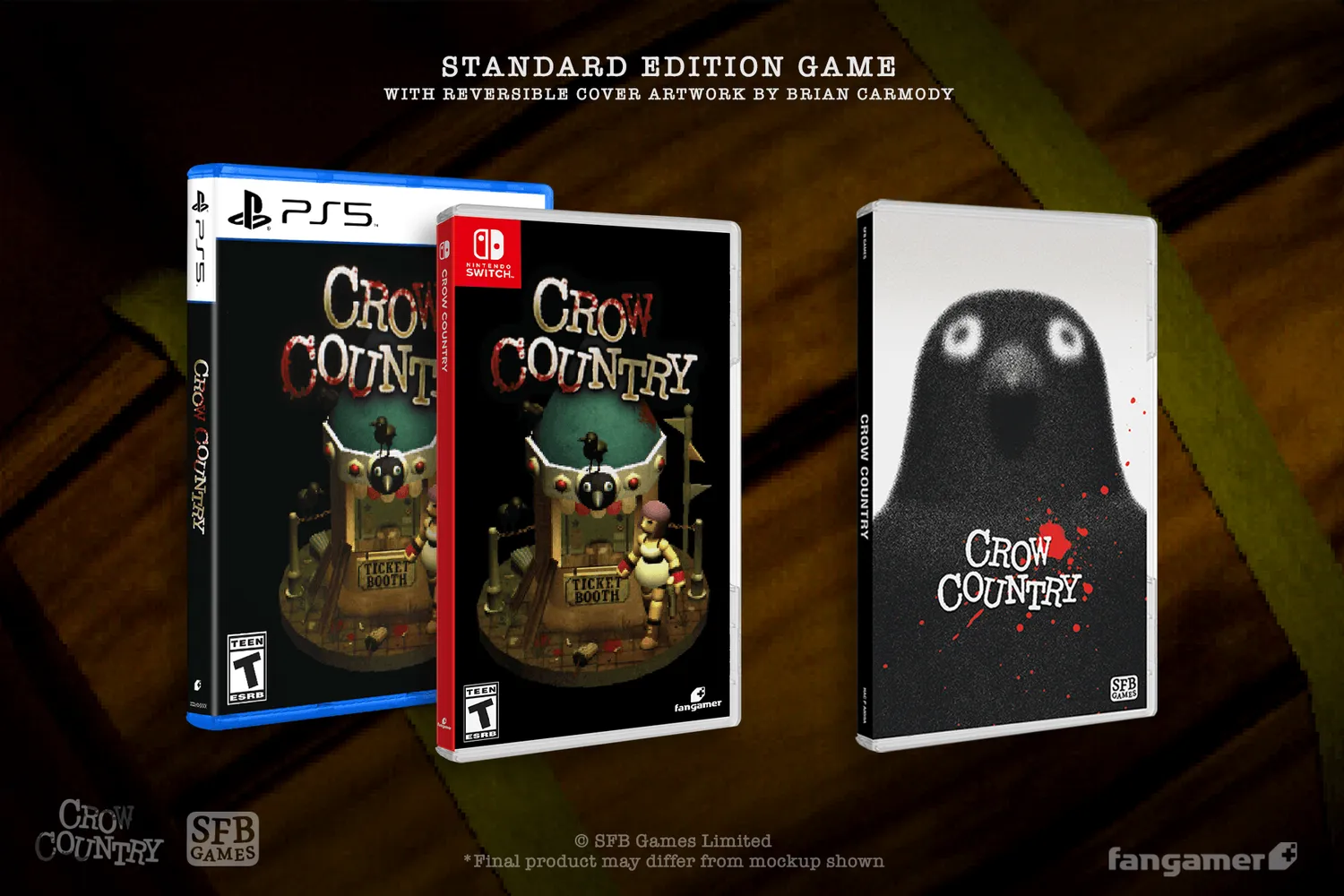 Fangamer Crow Country Spiel physische Edition