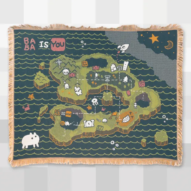 Fangamer Baba Is You Baba Is Blanket Kuscheldecke 127x152 cm