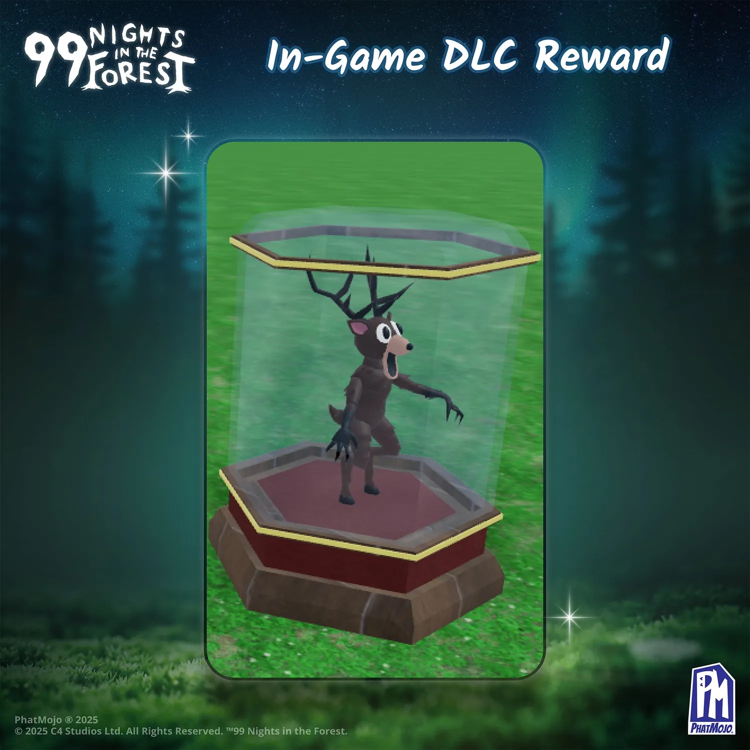 99 Nights The Deer Deluxe Plüschtier 32 cm mit 2 DLCs