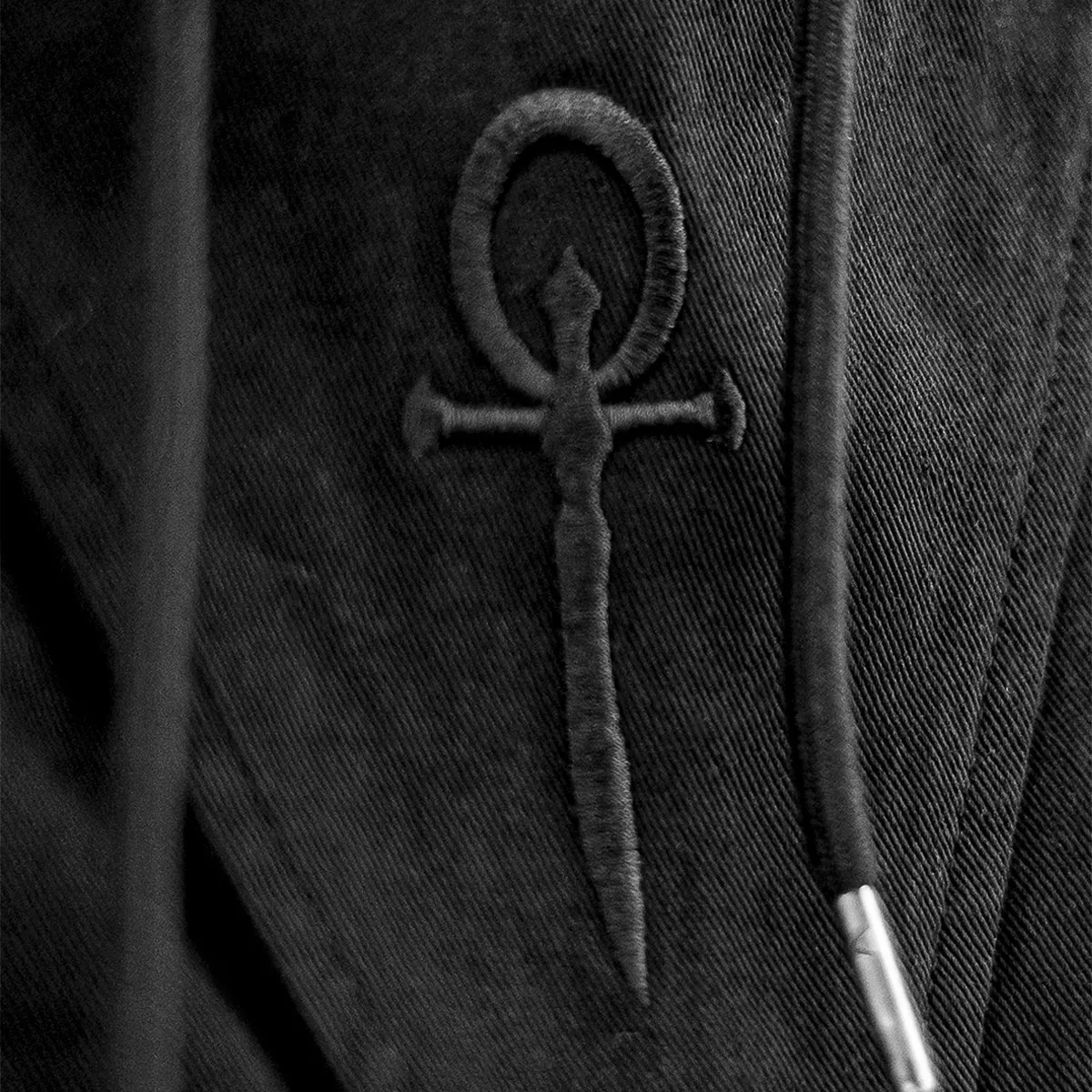 White Wolf Veil of Shadows Techwear-Cloak Twill