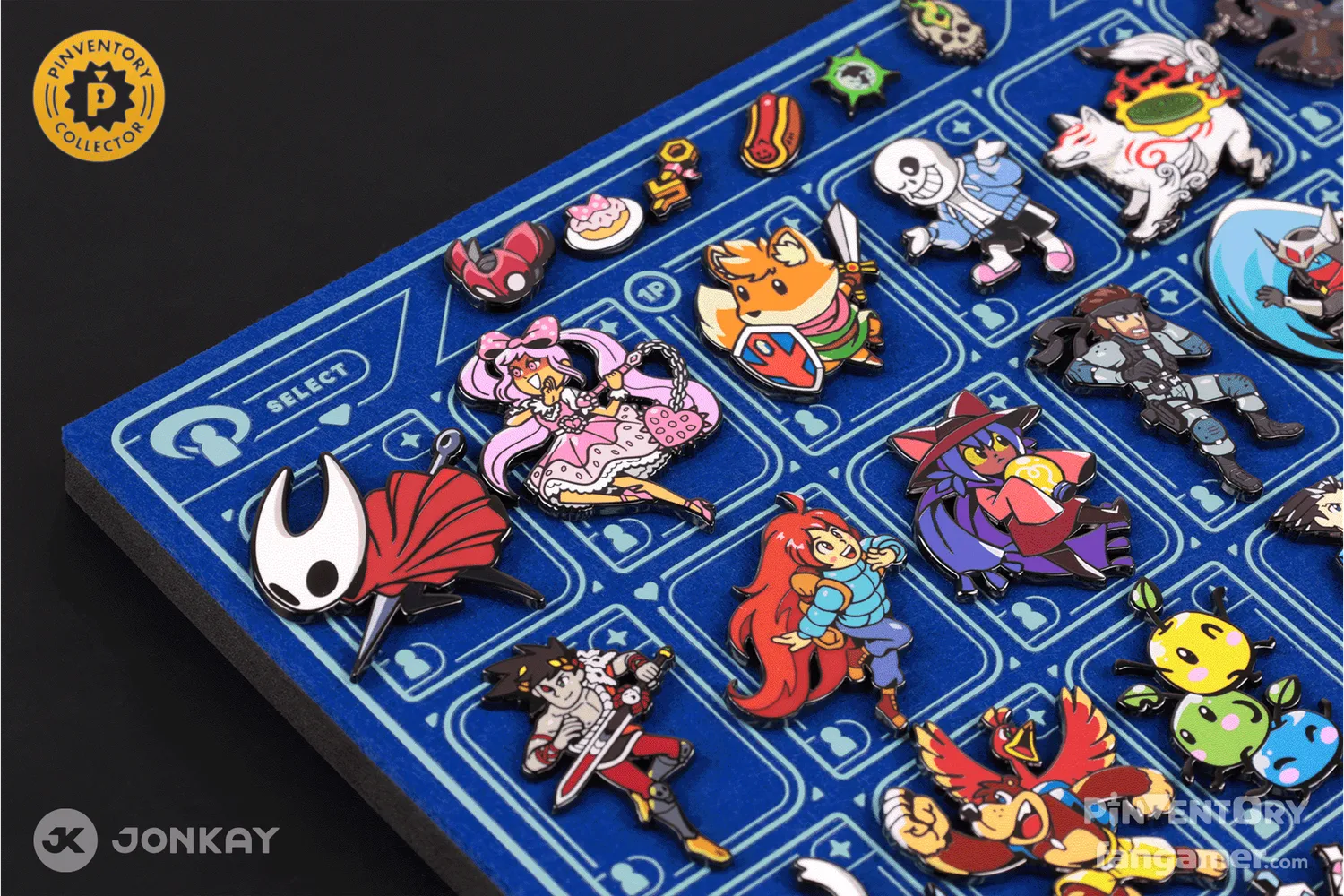 Fangamer Character Select Pinboard Pinnwand Filz 25x20 cm mit Clips