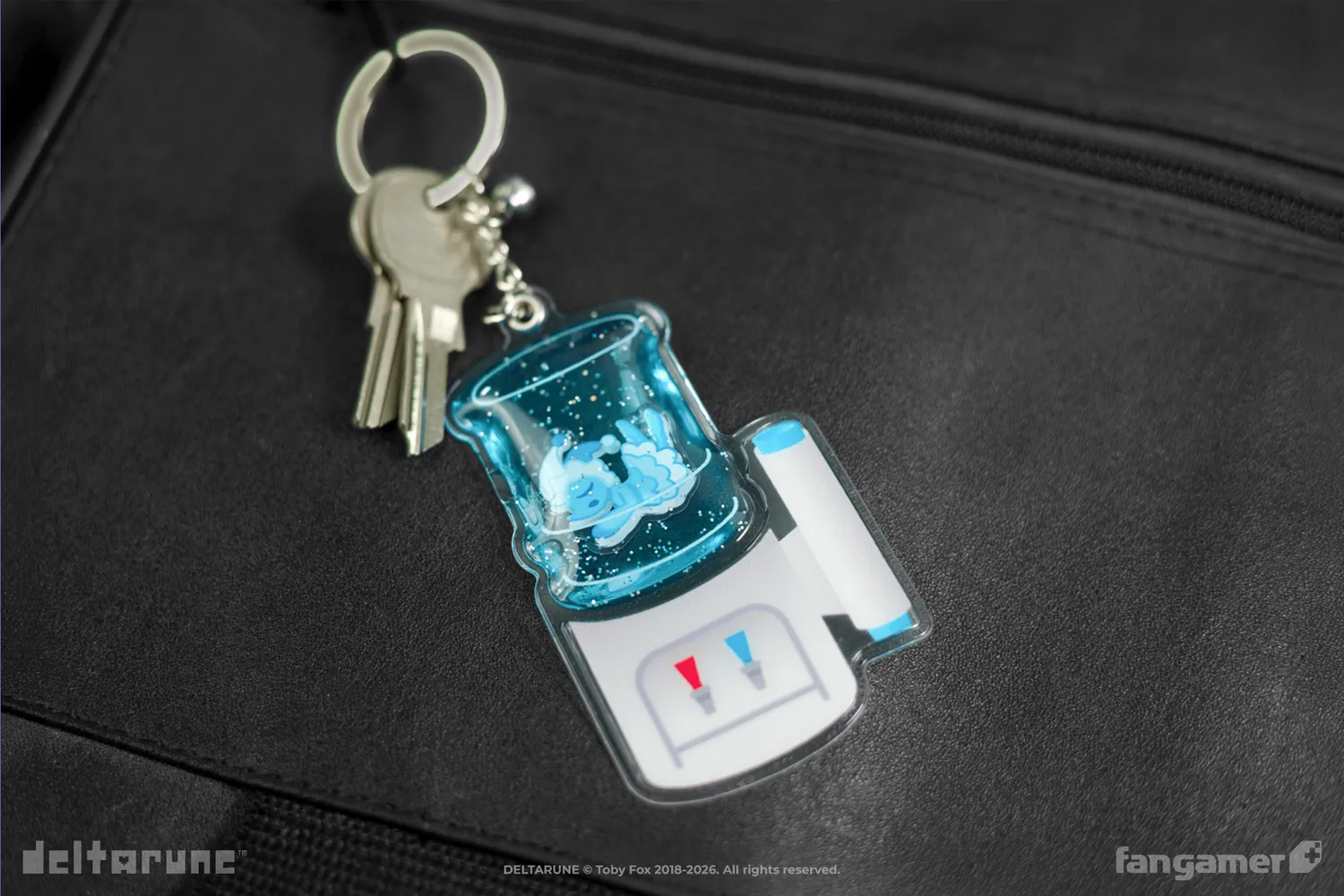 Fangamer Deltarune Holy Water Schlüsselanhänger Mizzle Charm