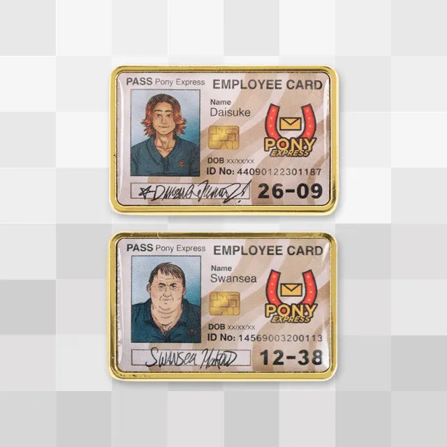 Fangamer MOUTHWASHING Daisuke and Swansea ID Card Pins 2er-Set
