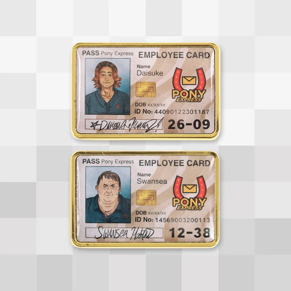 Fangamer MOUTHWASHING Daisuke and Swansea ID Card Pins 2er-Set