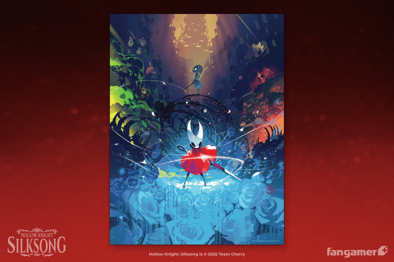 Fangamer Hollow Knight Pharloom's Champion Poster
