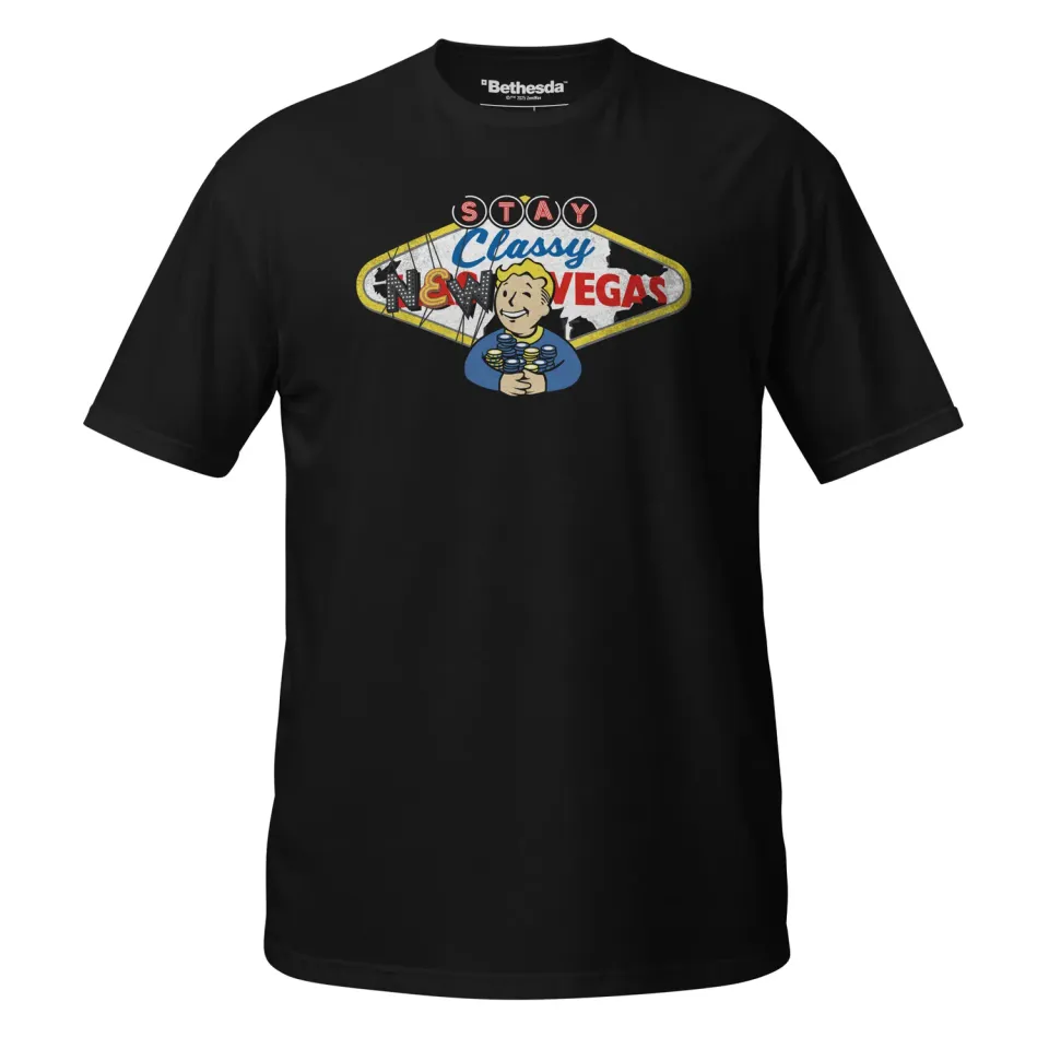Fallout Stay Classy New Vegas Poker T-Shirt
