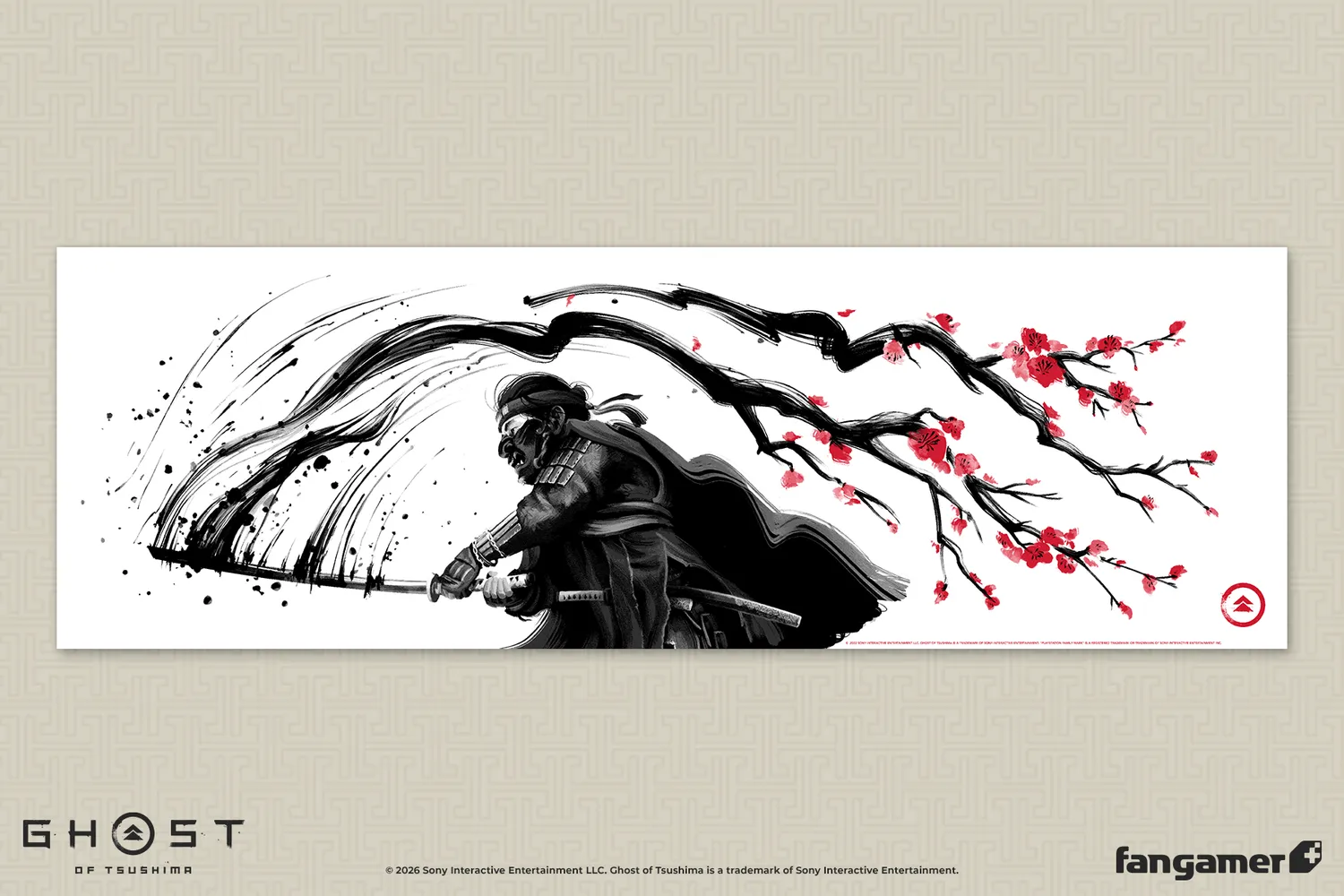 Fangamer Ghost of Tsushima Shadow of the Samurai Poster