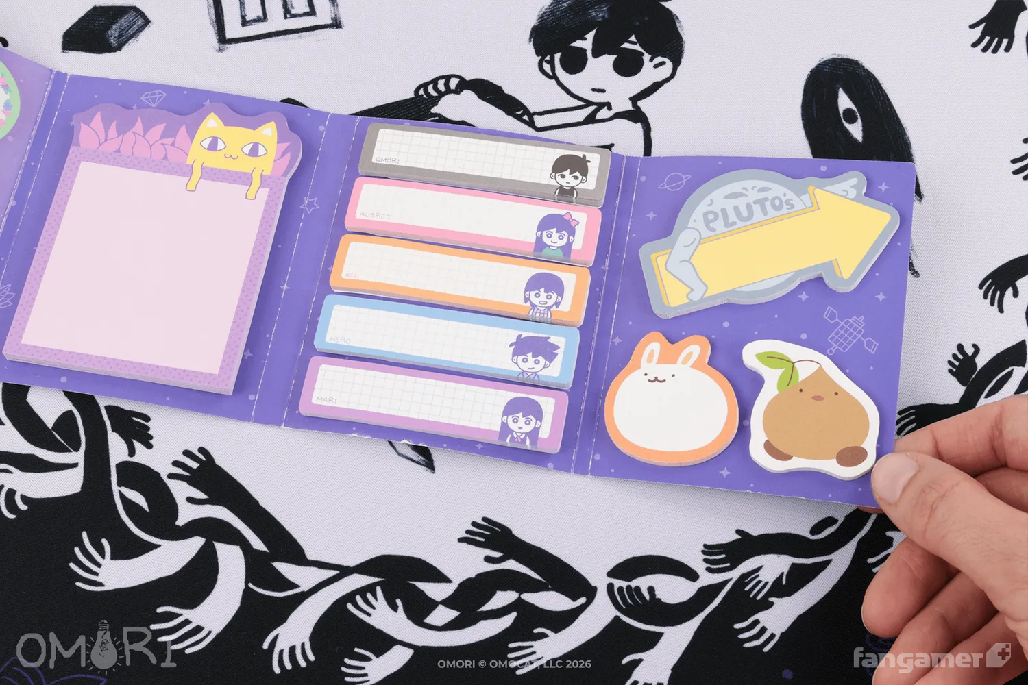 Fangamer OMORI Sticky Note Booklet Haftnotizen 12 Motive