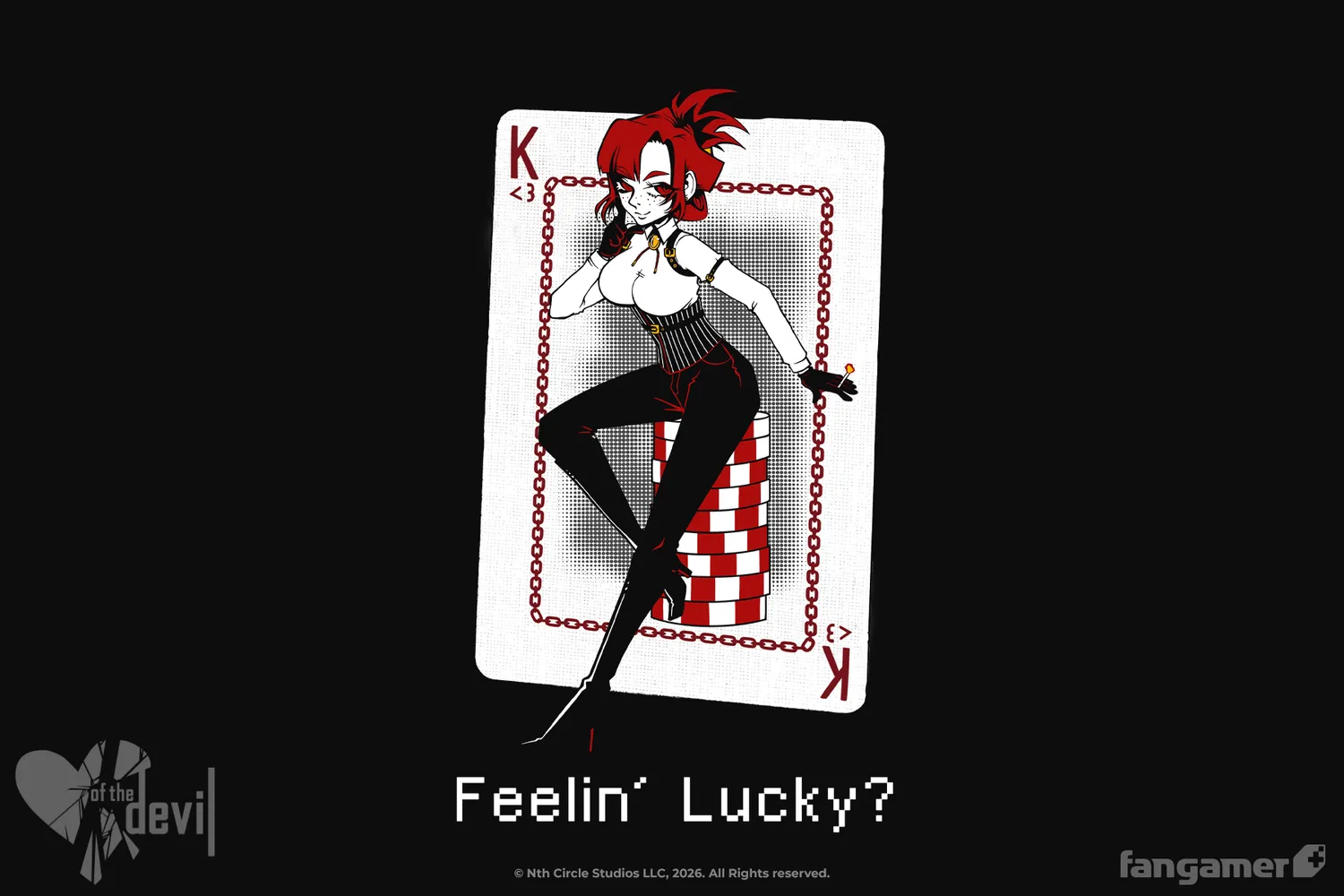 Fangamer of the Devil Feeling Lucky Langarmshirt
