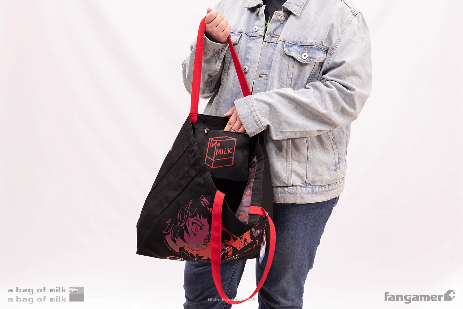 Fangamer A Bag of Milk Help Me Buy Milk Stoffbeutel 40cm