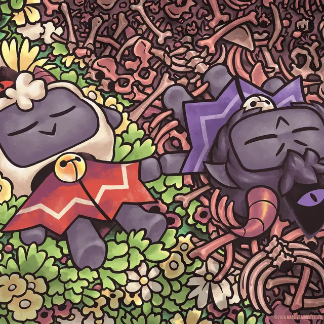 Fangamer Cult of the Lamb Friends That Slay Together Poster