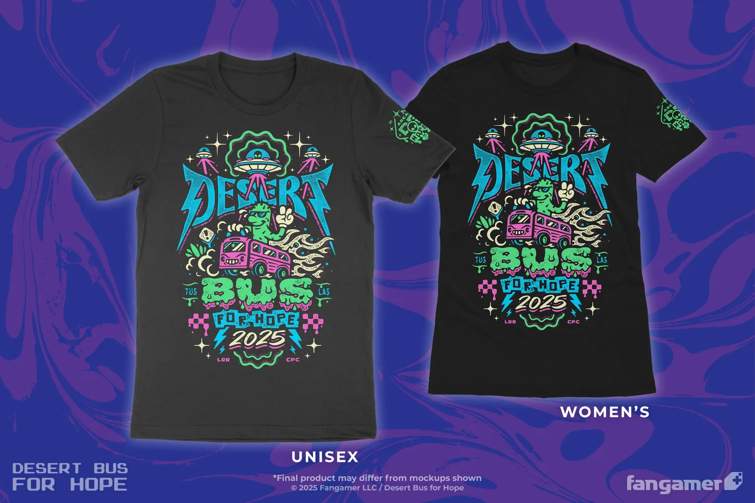 Fangamer Desert Bus 2025 T-Shirt Baumwolle