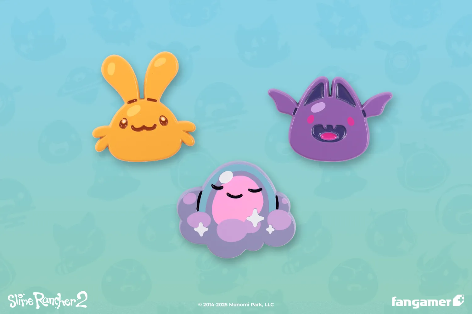 Fangamer Slime Rancher 2 Slime Buddies Pin-Set 3er Emaille