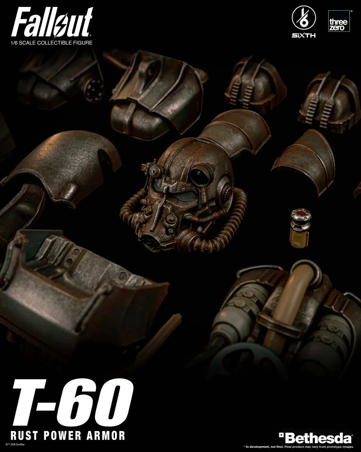 Fallout T-60 Rust Power Armor Statue 1/6