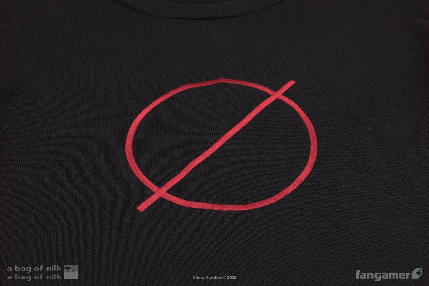 Fangamer A Bag of Milk Empty Set Pullover Baumwolle