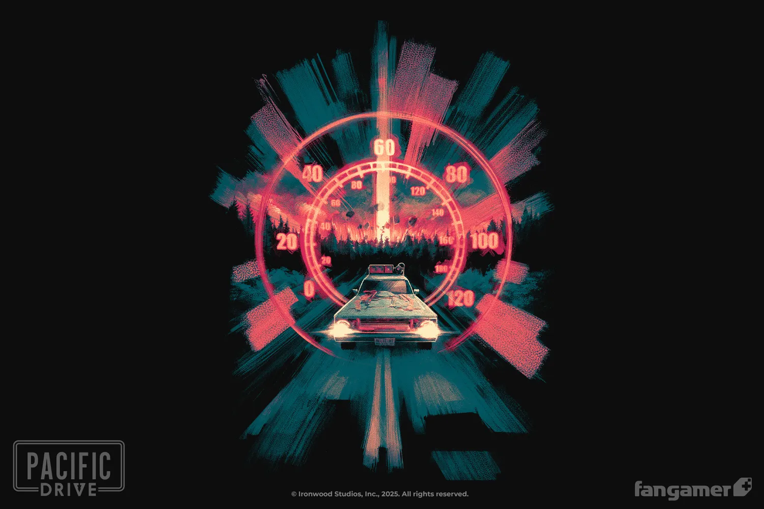 Fangamer Pacific Drive Redline Rift T-Shirt