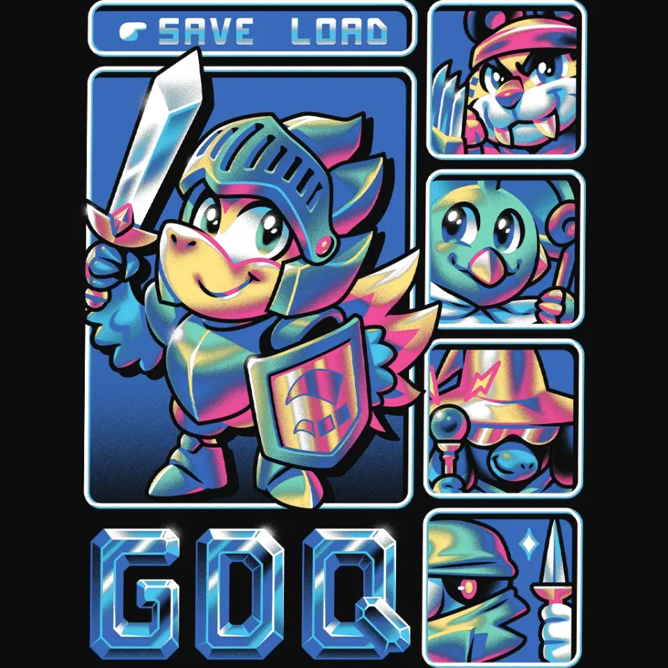 Fangamer Games Done Quick Quick Quest T-Shirt