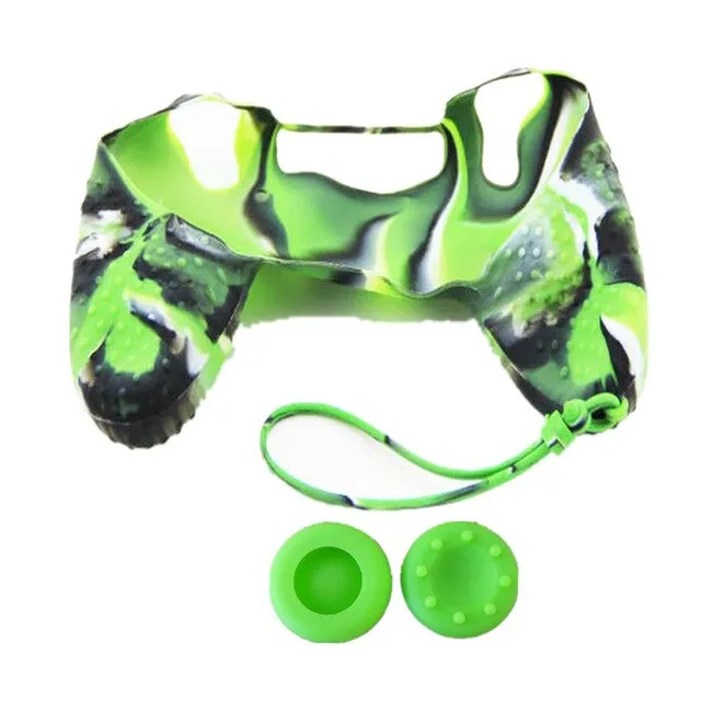 Final Boss PS4 Silikonhülle halboffen mit Stick Kappen