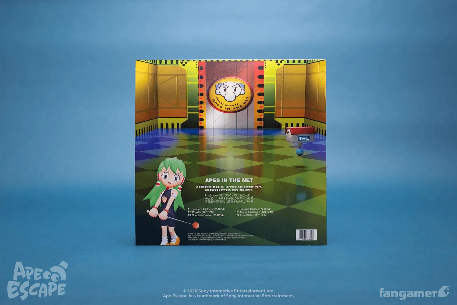 Fangamer Ape Escape Soichi Terada - Apes in the Net (2025 Edition) Vinyl