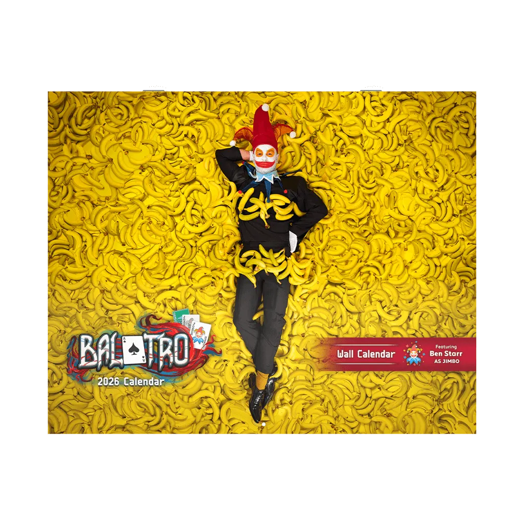 Fangamer Balatro 2026 Wall Calendar Wandkalender