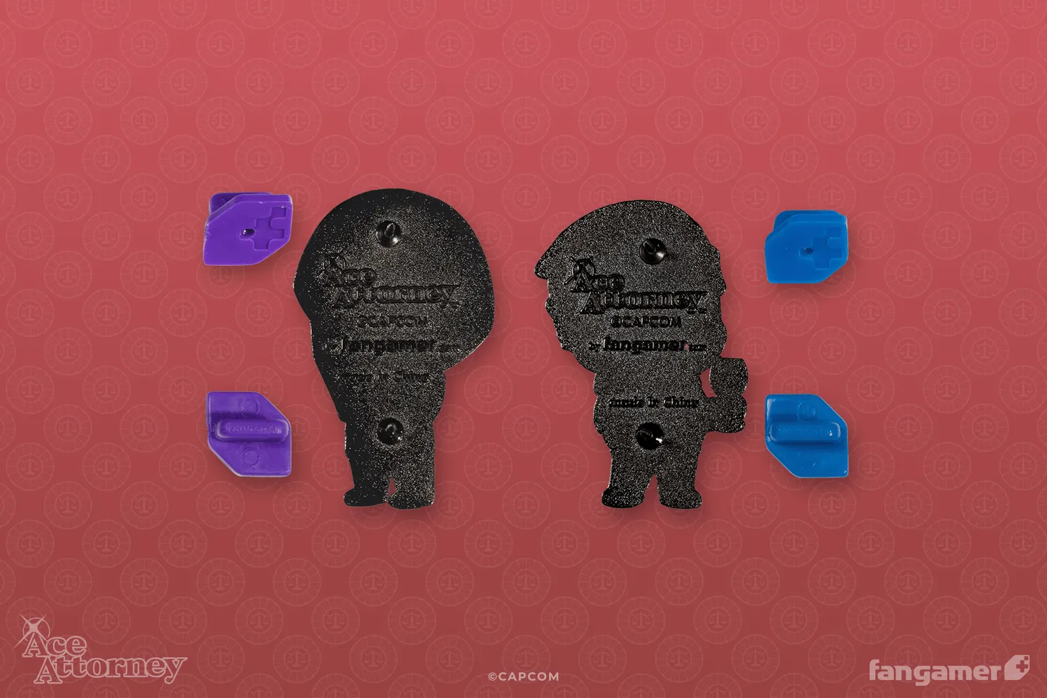 Fangamer Kristoph & Phoenix Pin-Set, 2 Anstecker