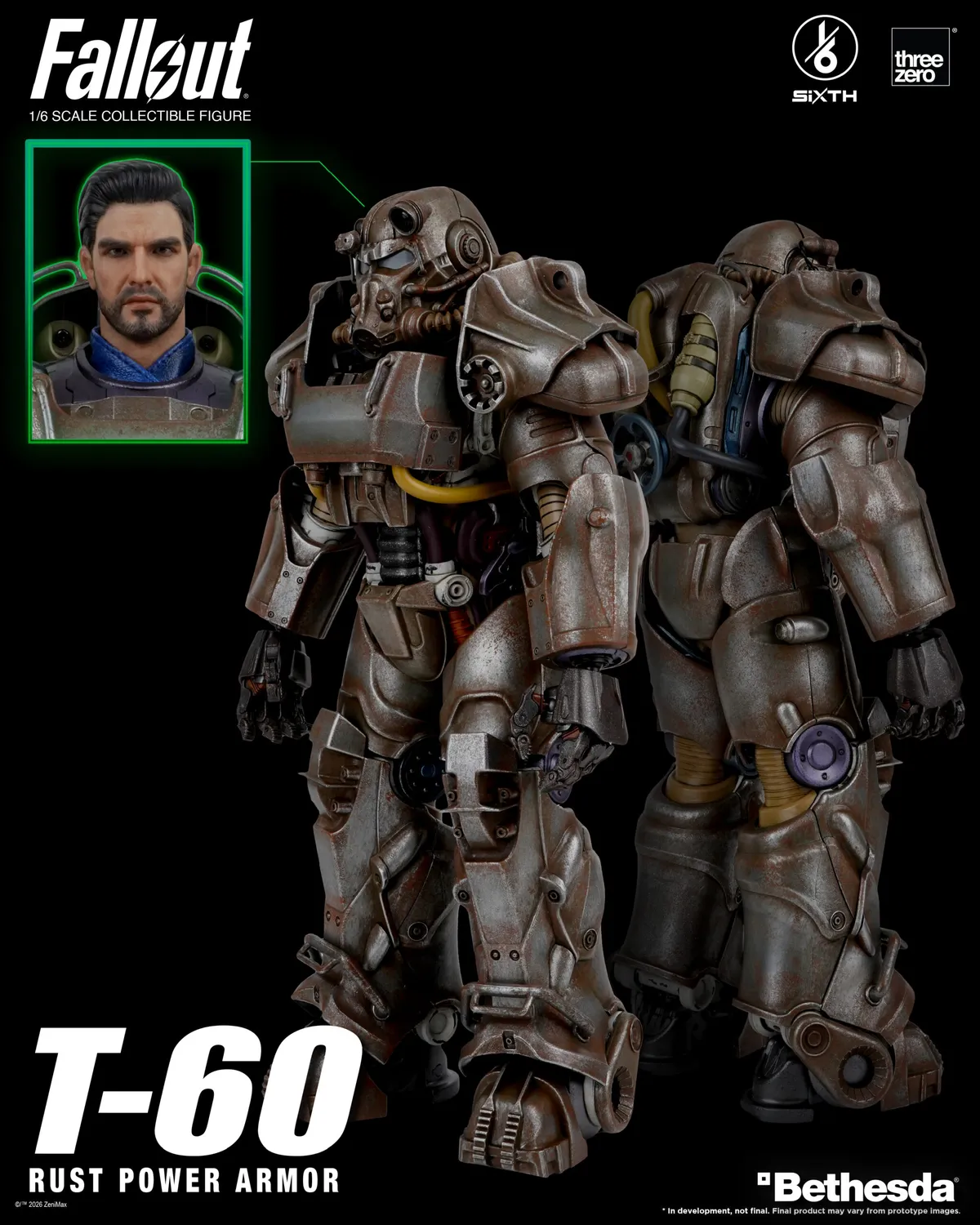 Fallout T-60 Rust Power Armor Statue 1/6