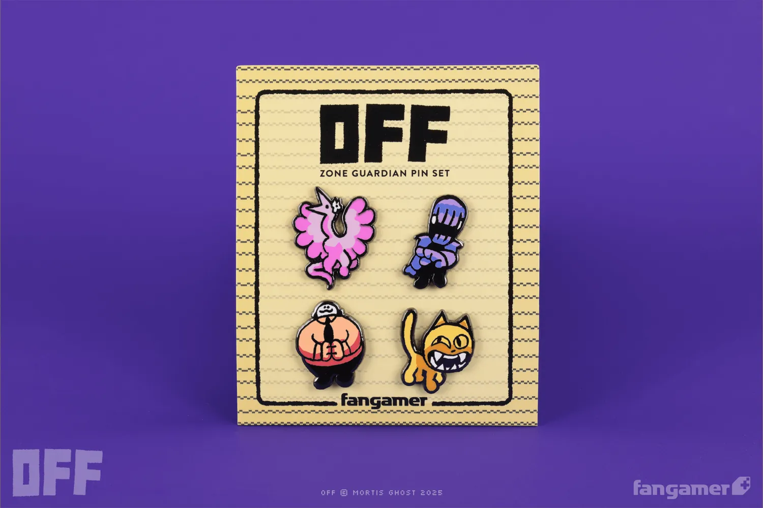 Fangamer OFF Zone Guardian Pin Set 4er