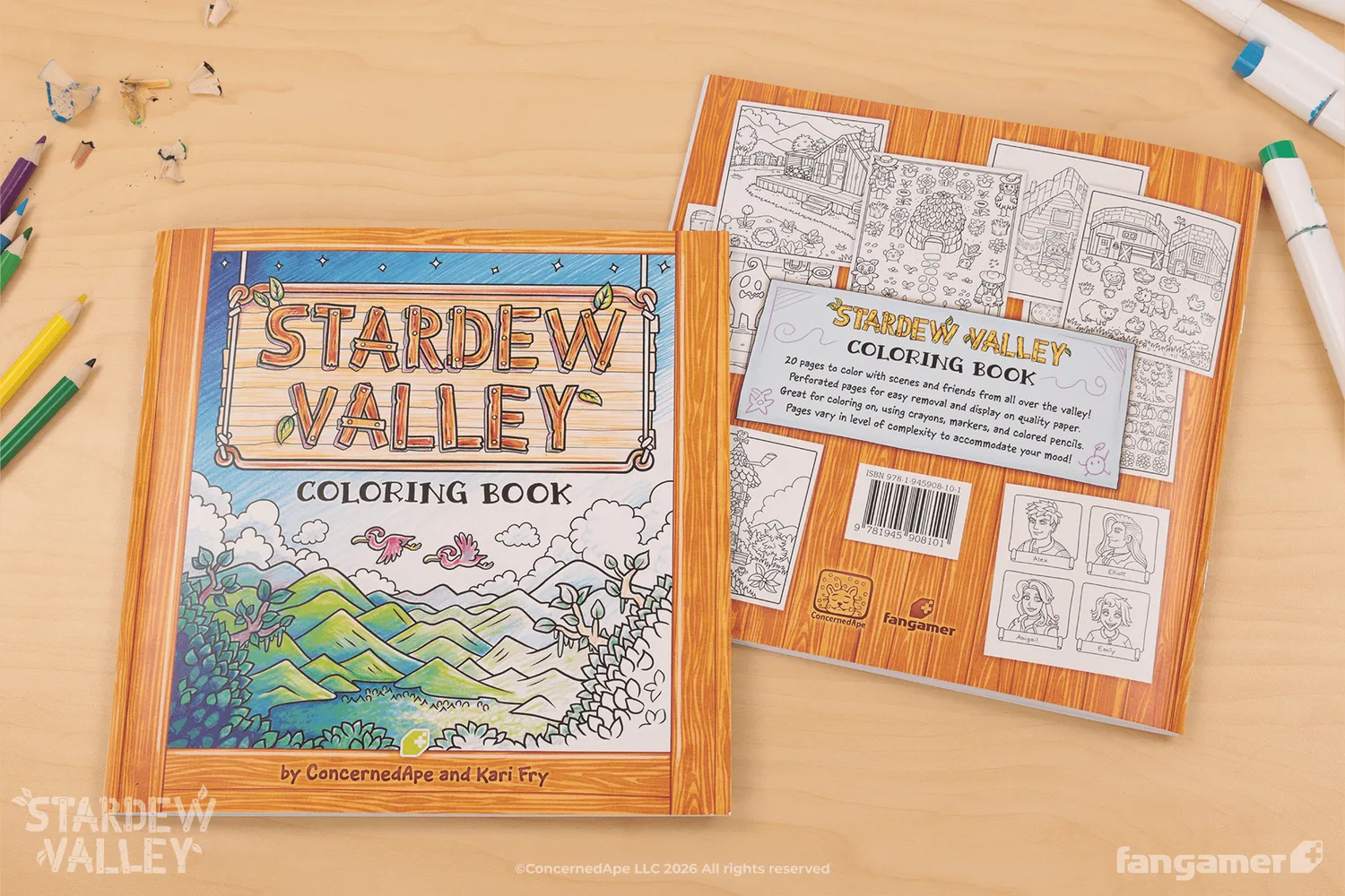 Fangamer Stardew Valley Coloring Book Malbuch 20 Seiten