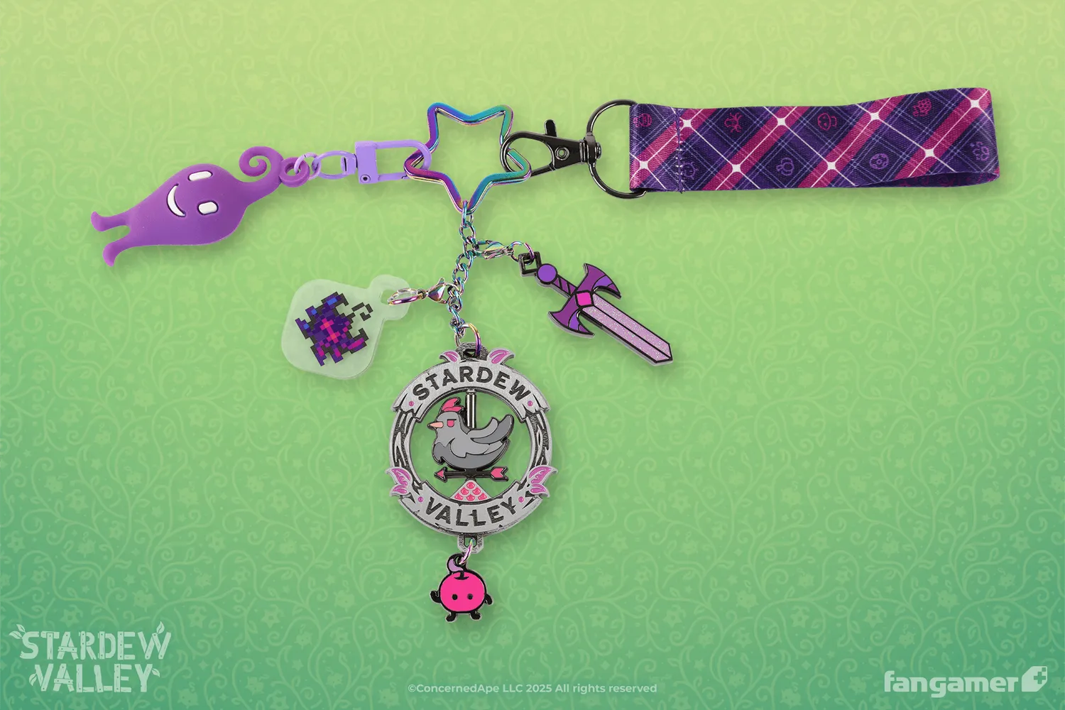 Fangamer Stardew Valley Void Farmer Schlüsselanhänger mit Charms
