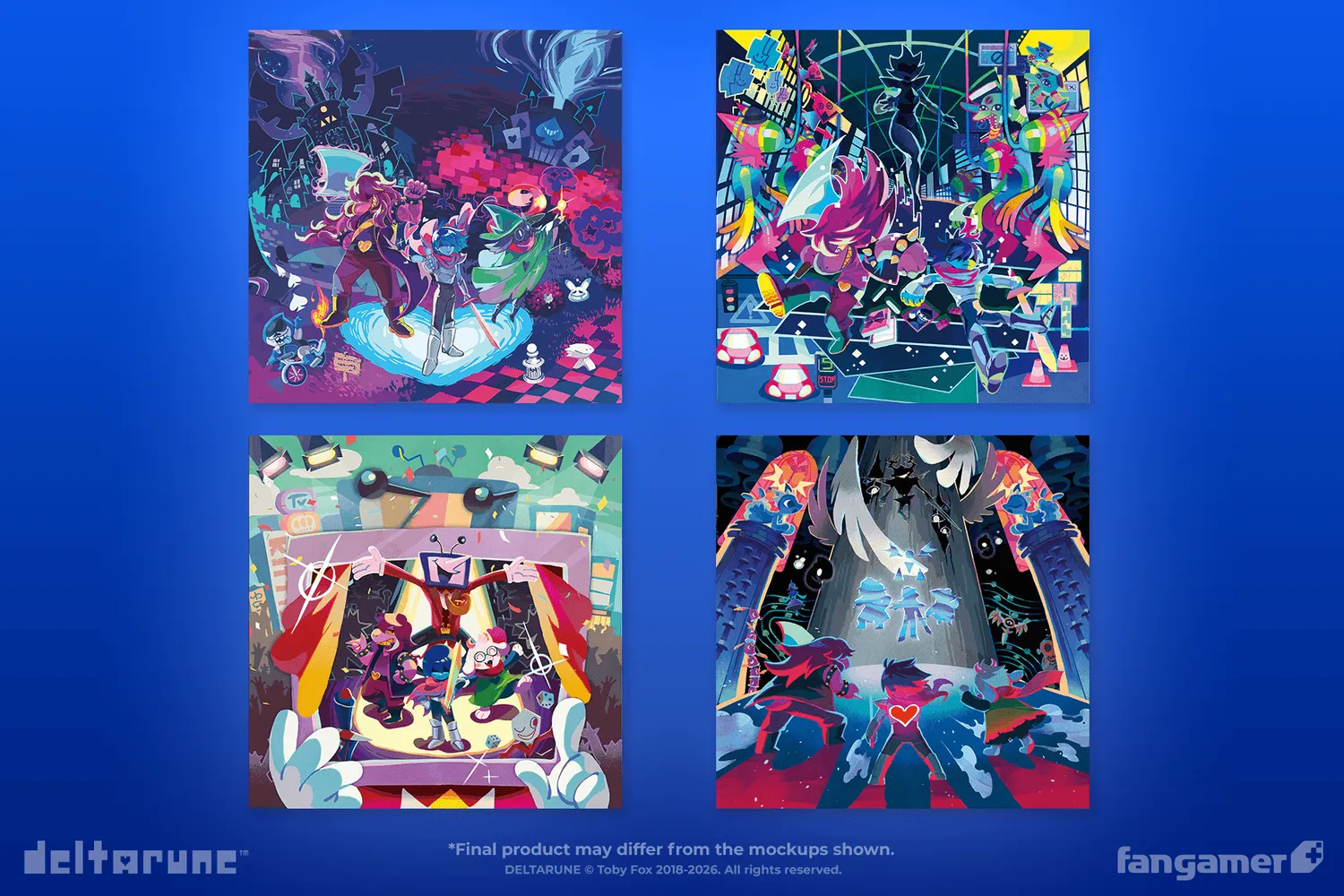 Fangamer DELTARUNE Vinyl Poster Set