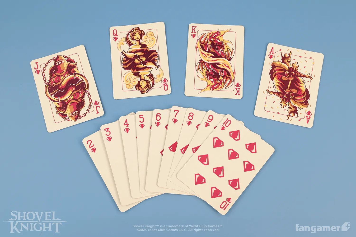 Fangamer Shovel Knight Playing Cards Gold Edition