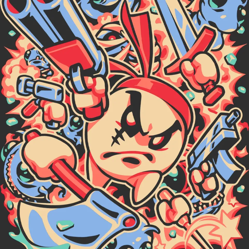 Fangamer Brotato Well Rounded T-Shirt Polybaumwolle