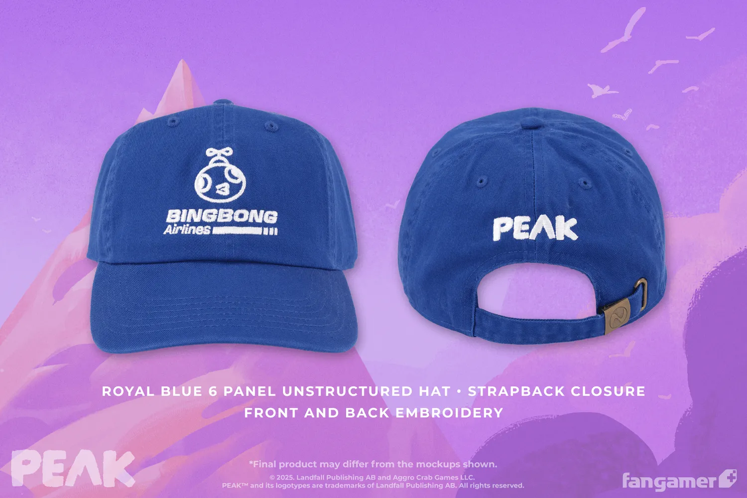 Fangamer PEAK BINGBONG Airlines Cap bestickt
