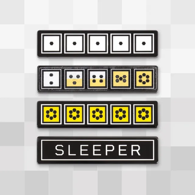 Fangamer Citizen Sleeper 2 Dice Pin Set Emaille 4er