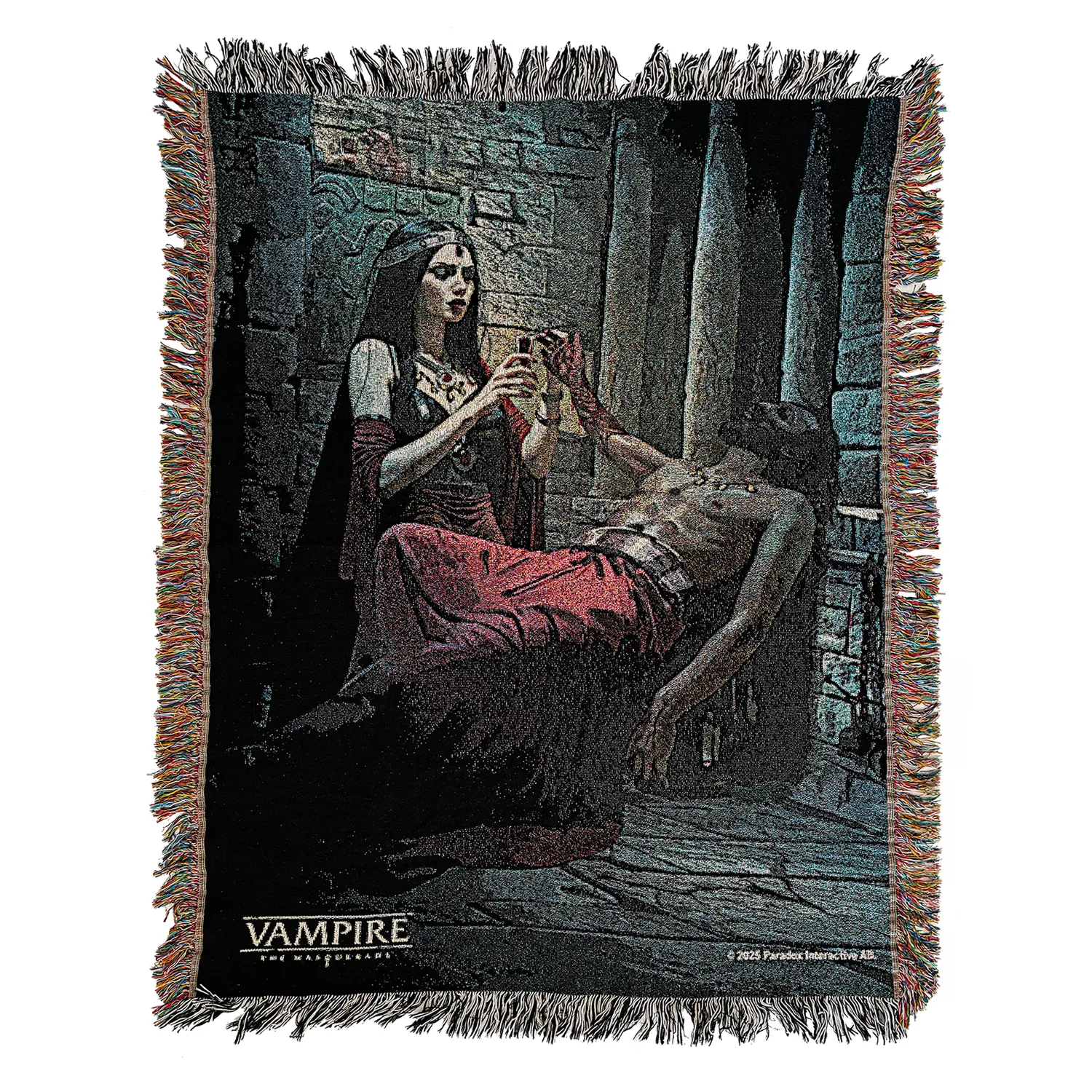 White Wolf Vampire Webdecke Baumwolle