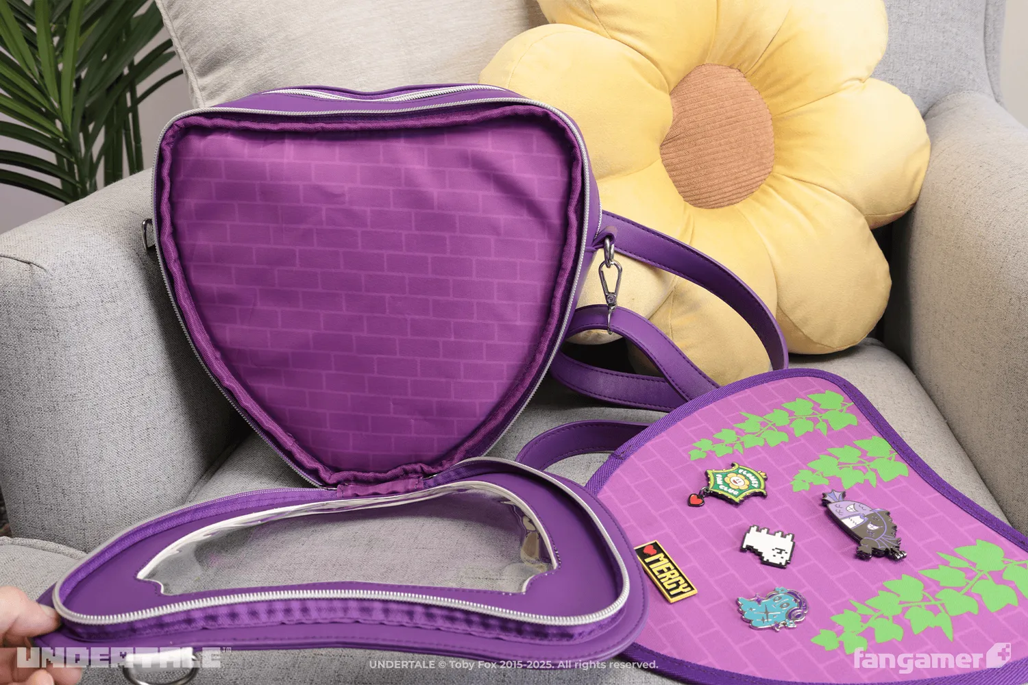 Fangamer UNDERTALE Delta Rune Ita Bag mit Fenster
