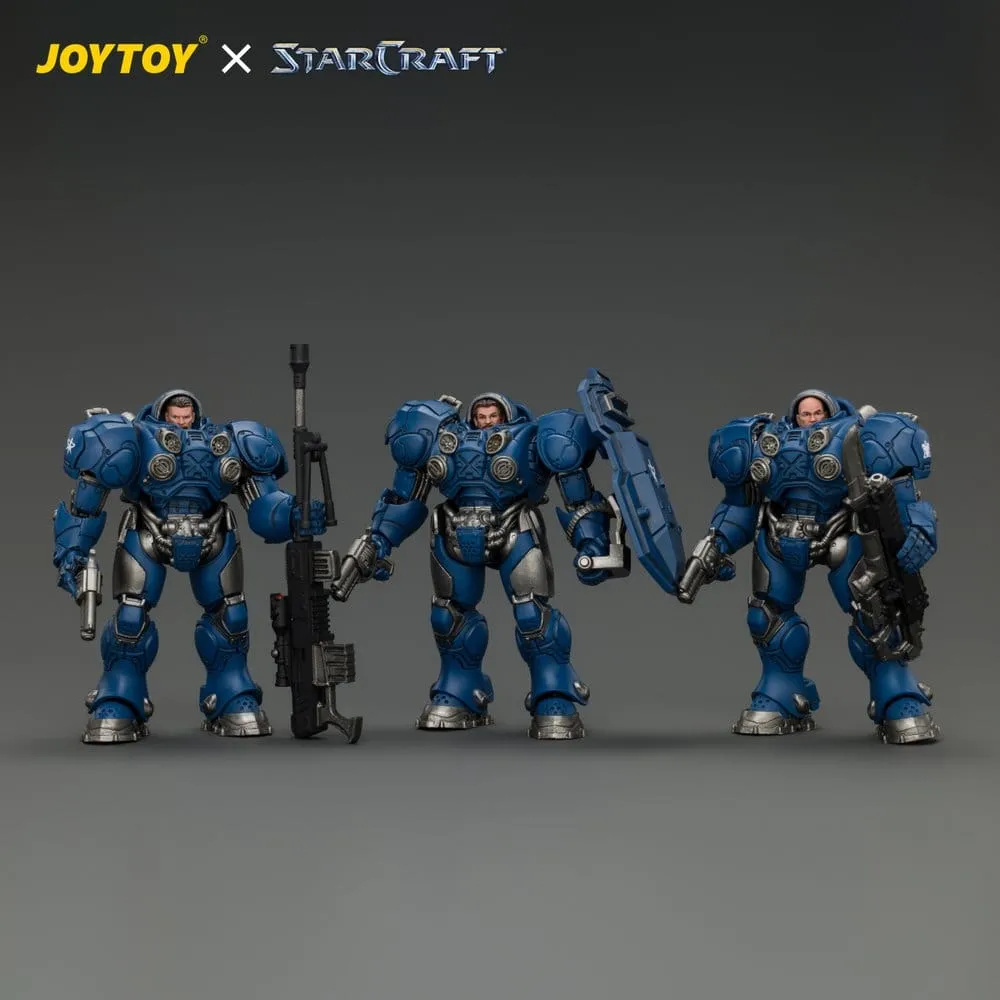 StarCraft JOYTOY Terran Marine Figuren-Set 1/25 3er