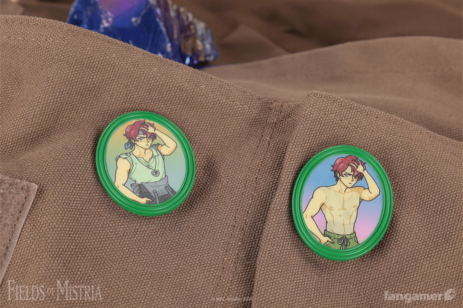 Fangamer Fields of Mistria March Lenticular Pin Anstecker