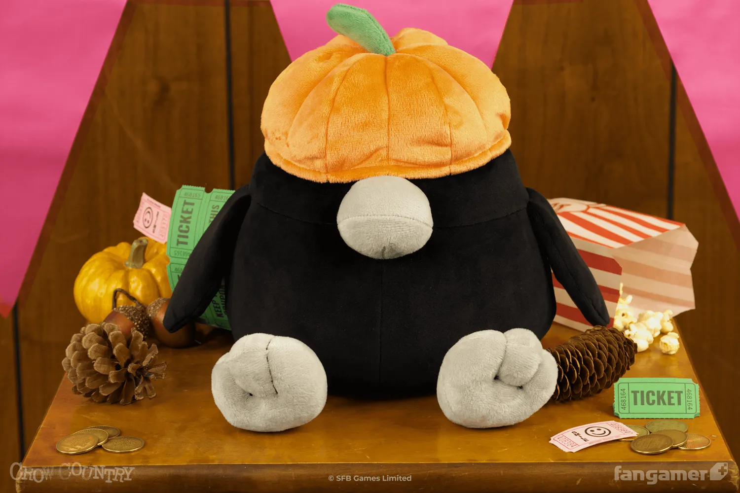 Fangamer Chibi Crow Country Plüschfigur 20 cm Zubehör