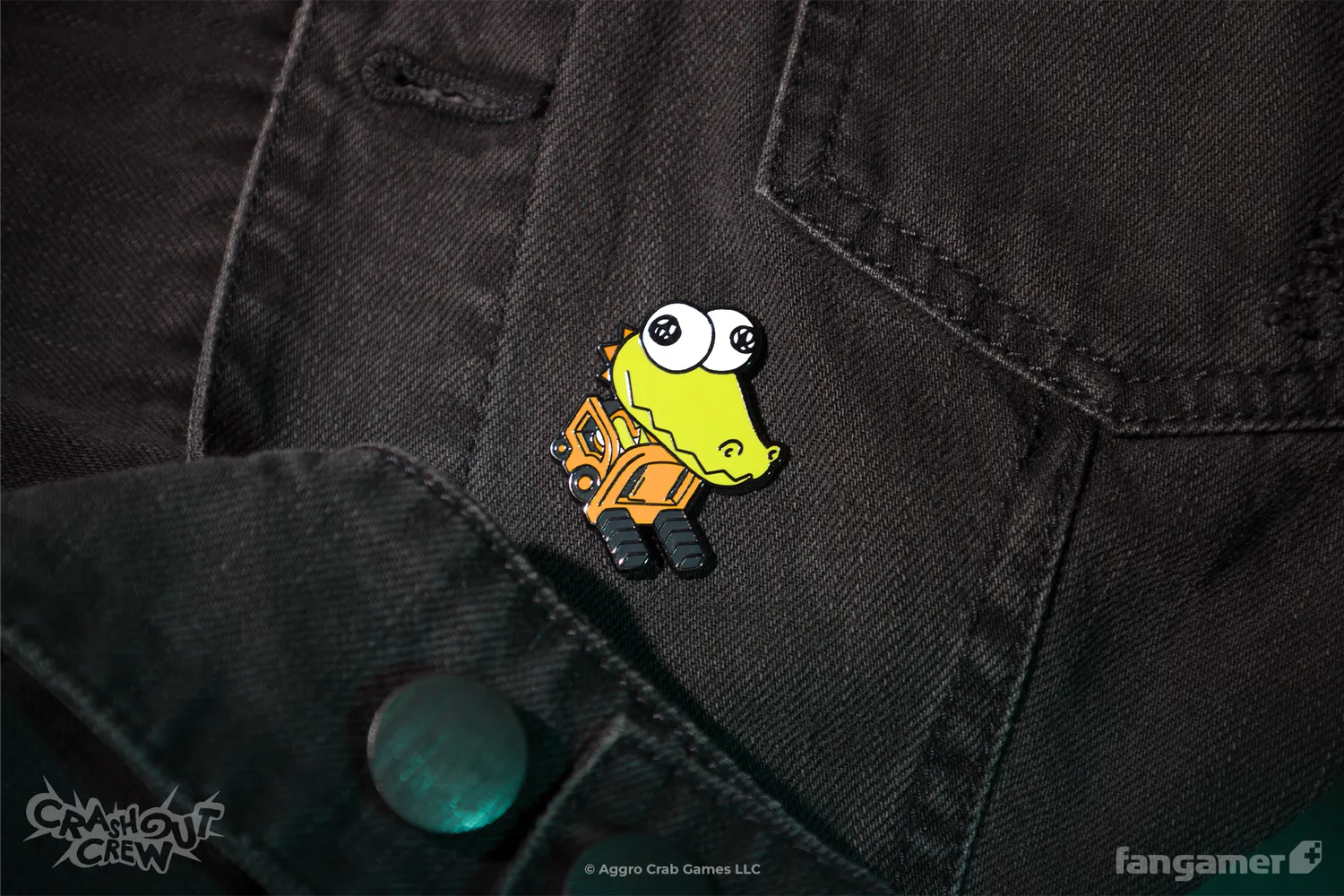 Fangamer Crashout Crew Dillygent Driver Pin, Emaille