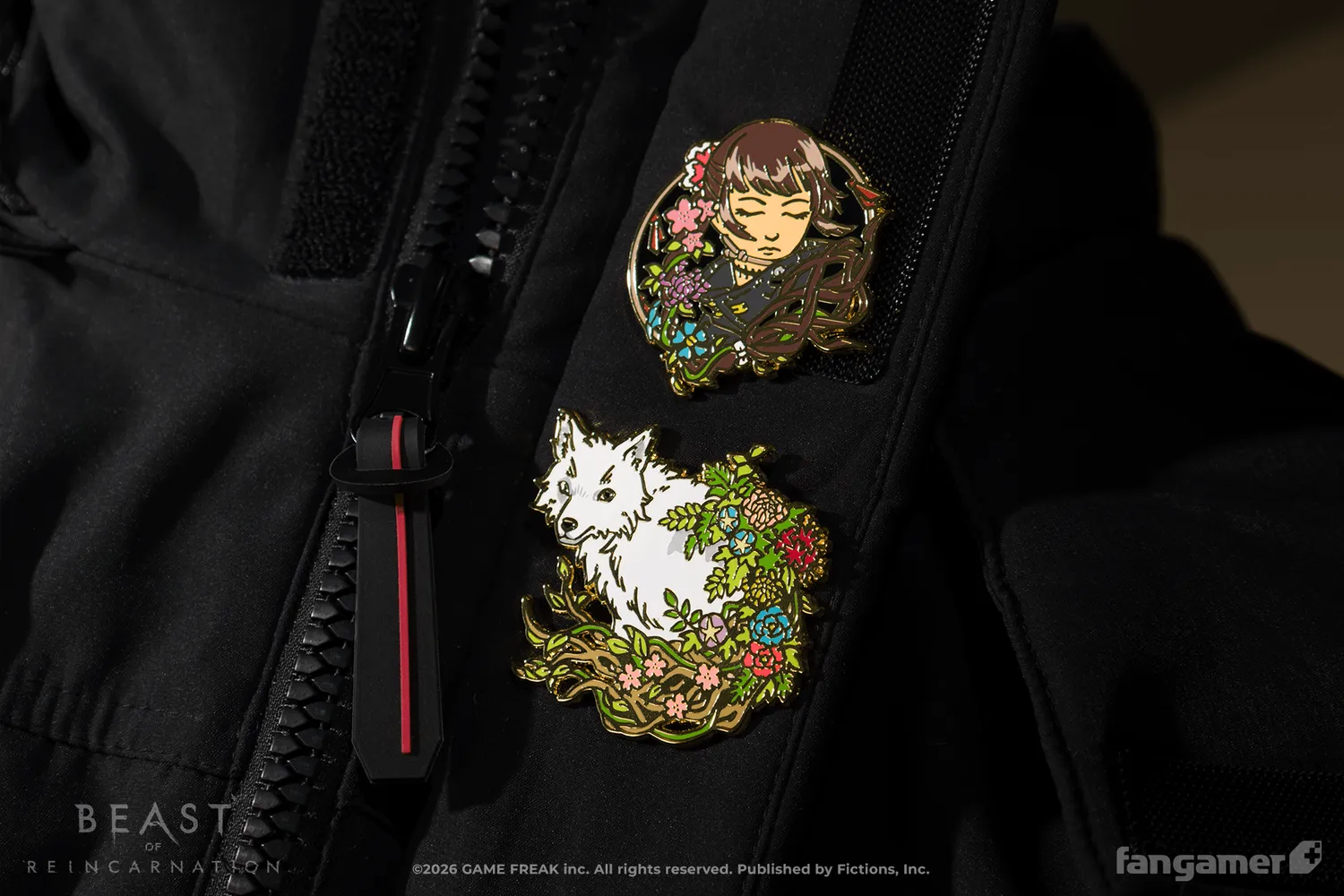 Fangamer Beast of Reincarnation Emma and Koo Emaille Pins 2er Set Hard