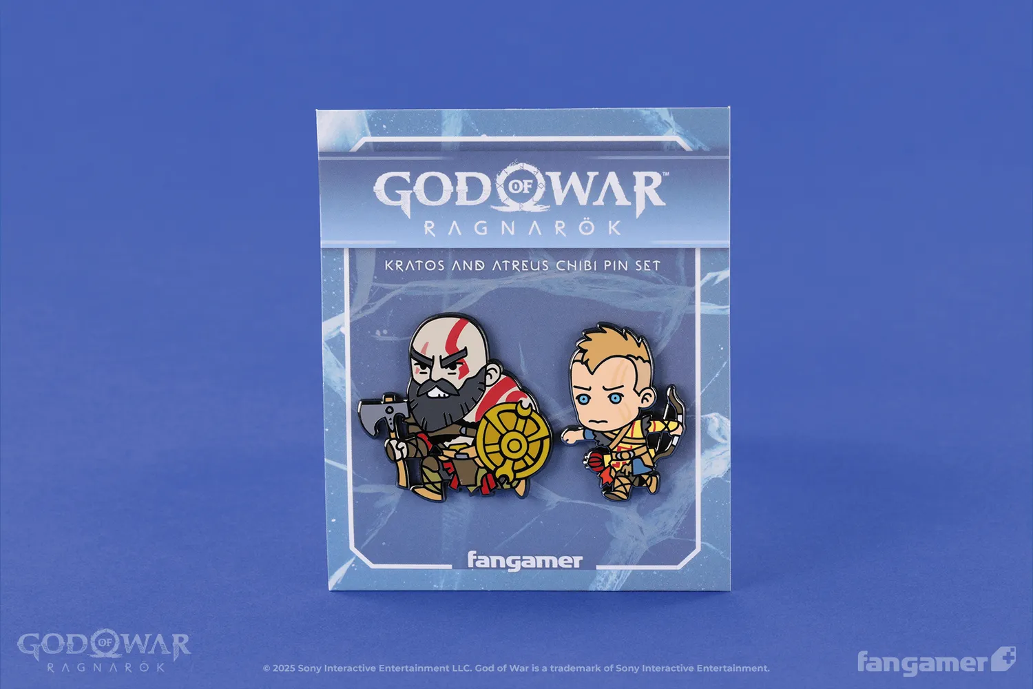 Fangamer God of War Kratos and Atreus Chibi Pin Set