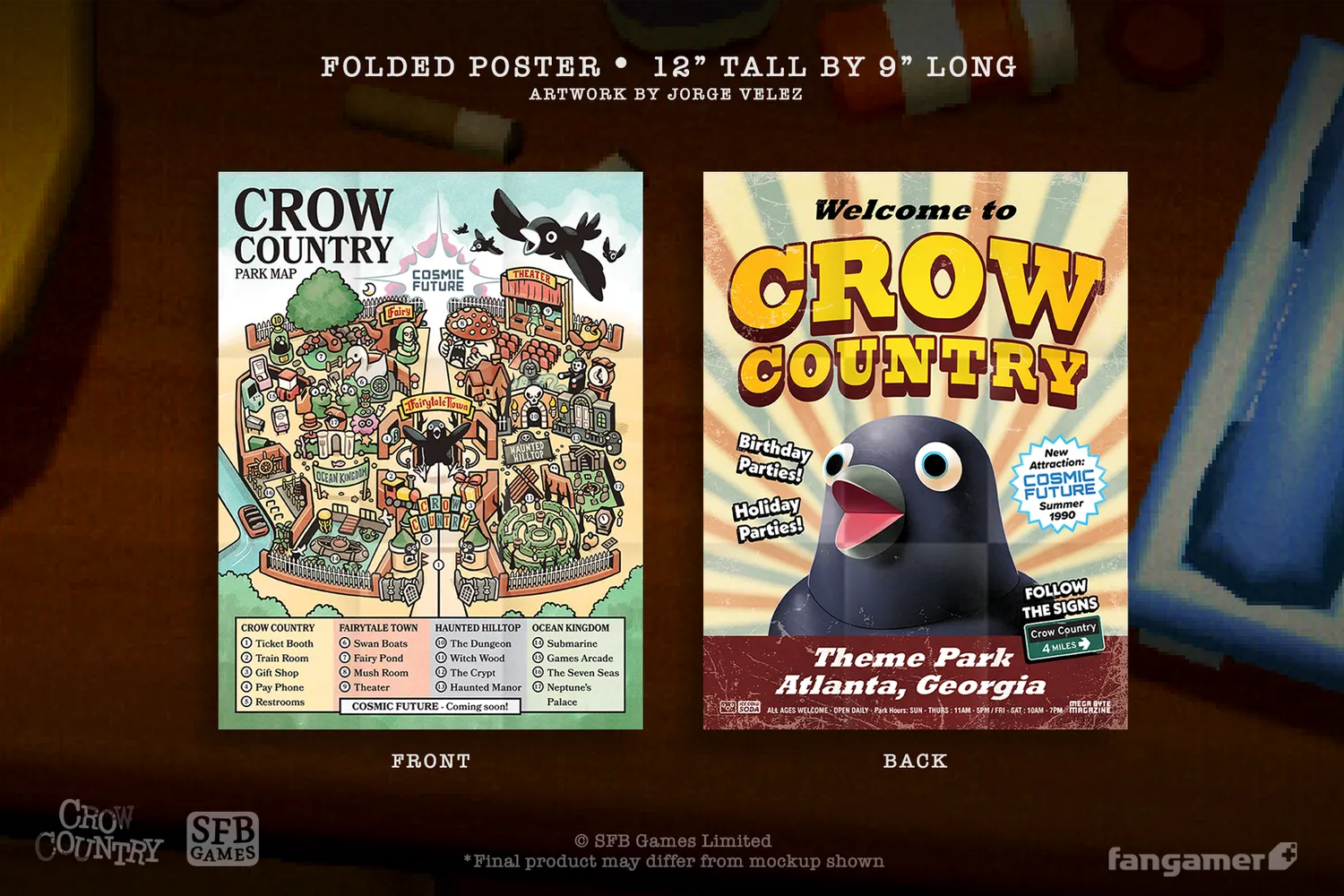 Fangamer Crow Country Spiel physische Edition