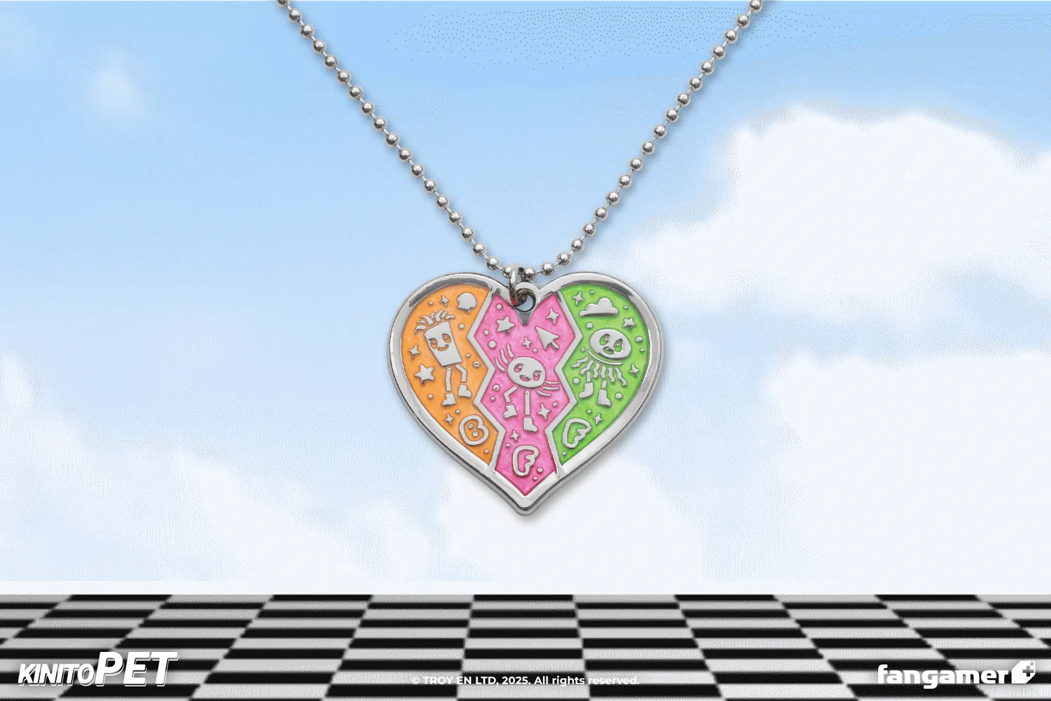 Fangamer KinitoPET Best Friend Halskette Emaille