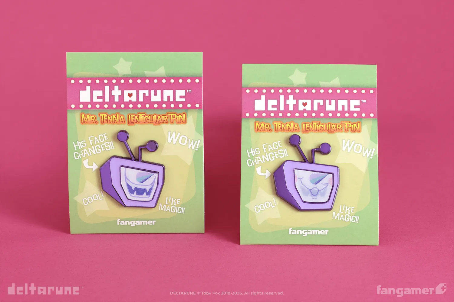 Fangamer DELTARUNE Mr. Tenna Lenticular Pin