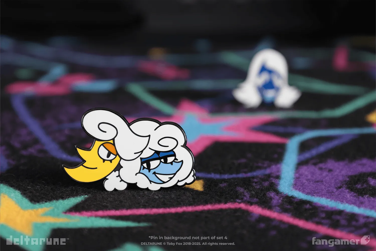 Fangamer DELTARUNE Character Pin Set 4 Emaille-Pins 4er