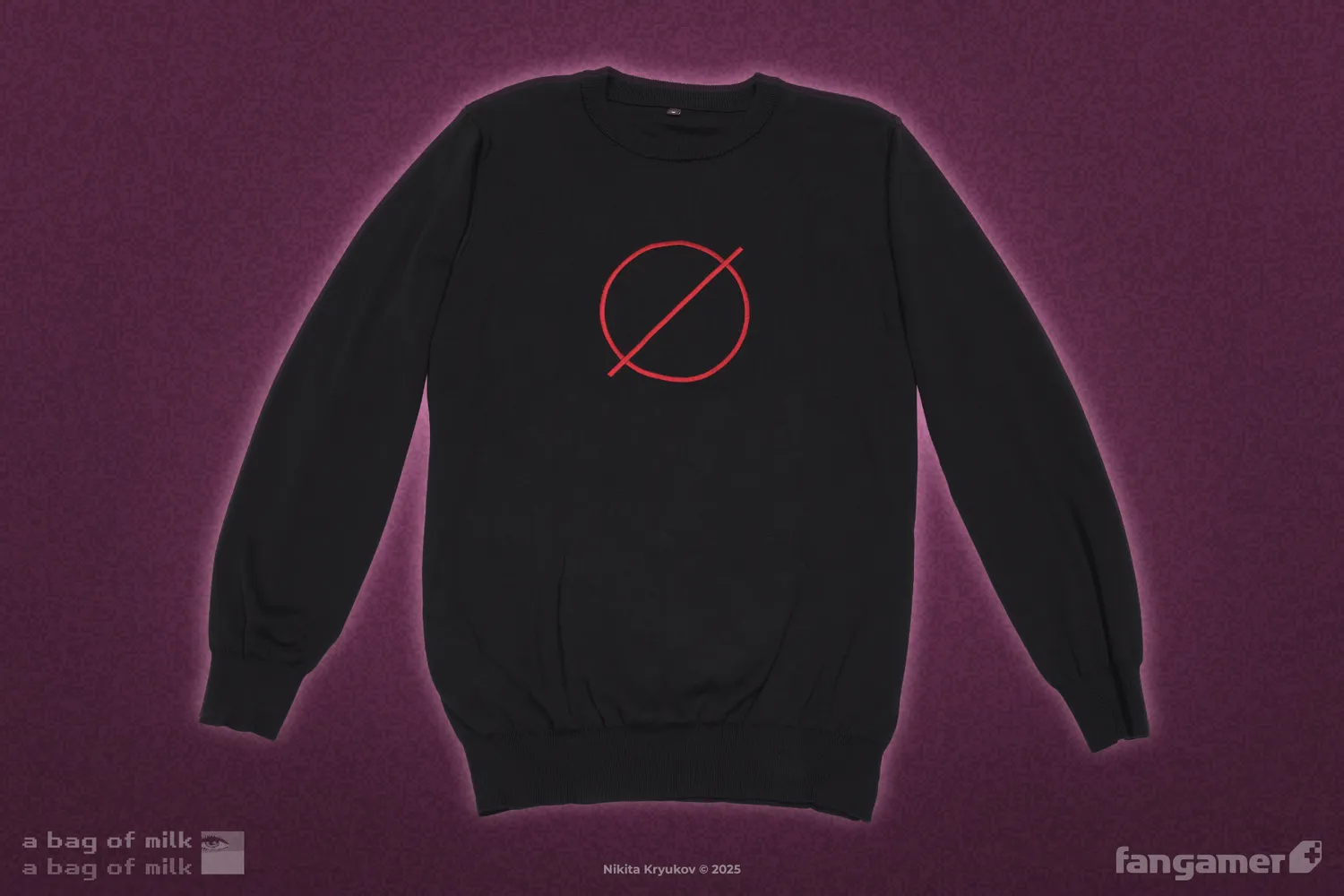 Fangamer A Bag of Milk Empty Set Pullover Baumwolle