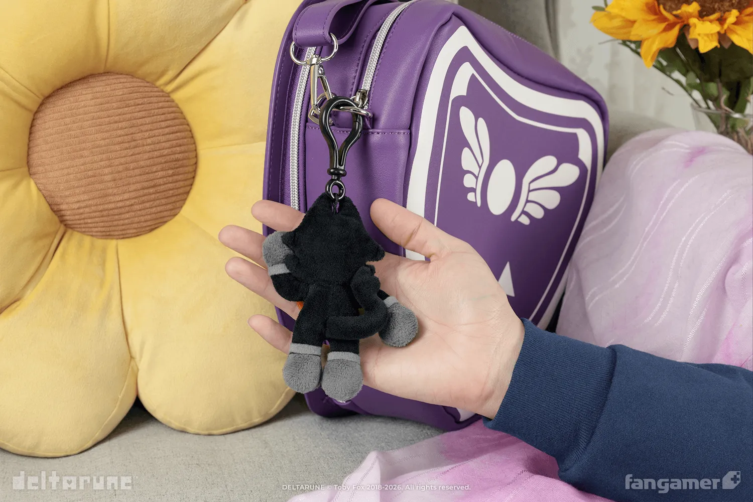 Fangamer DELTARUNE Cat Mike Clip-On Plüschanhänger 11cm