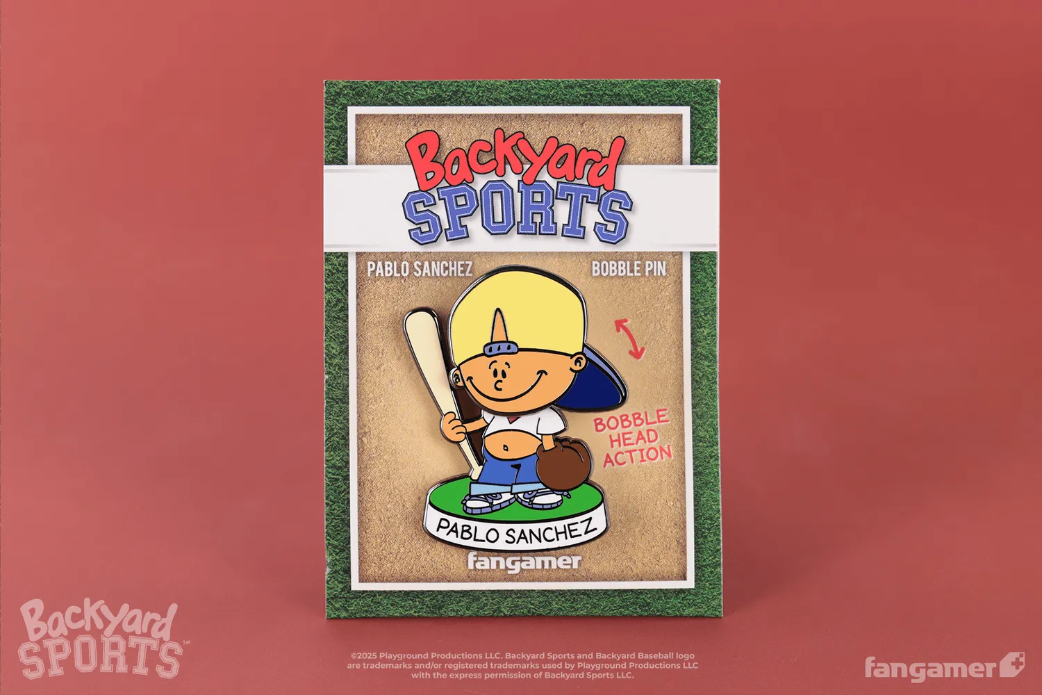 Fangamer Backyard Baseball Pablo Sanchez Anstecker 5 cm