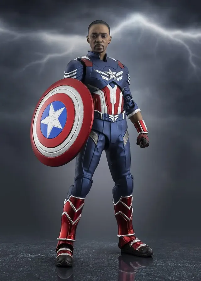 Marvel S.H.Figuarts Captain America Figur 16 cm